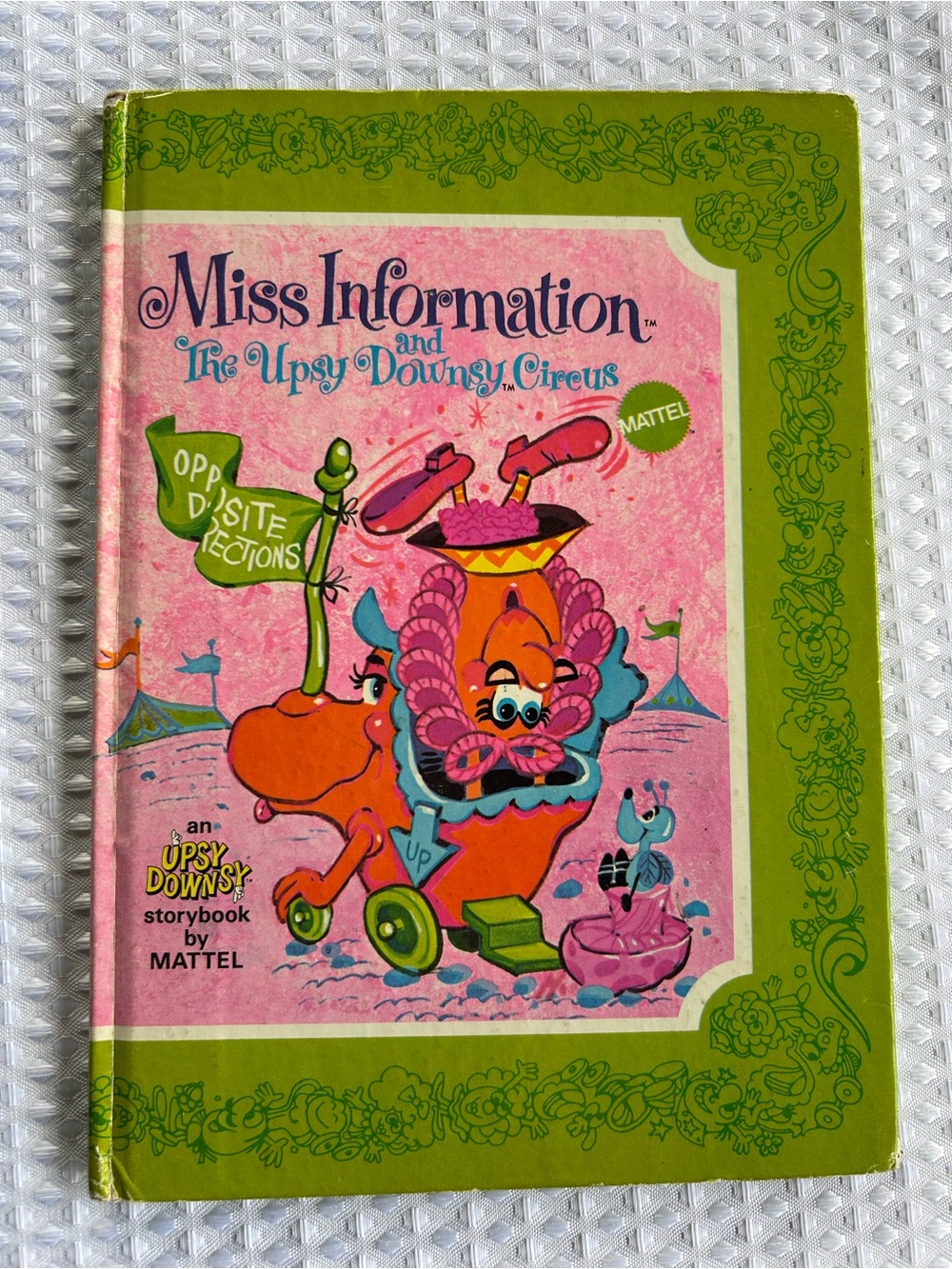Mattel Miss Information and the Upsy Downsy Circus Book